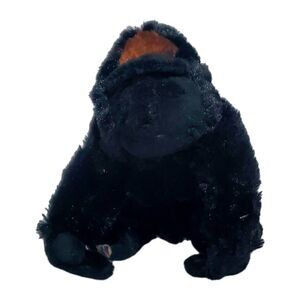 Ganz Webkinz Silverback Gorilla HM335 Bean Bag Plush No Code Retired 9" Toy